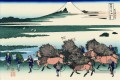 Ono shindon dans la province de suraga Katsushika Hokusai ukiyoe